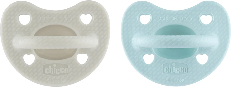 Chicco Physio Form Luxe pacifier 6-16 m grey/Mint 2 pcs
