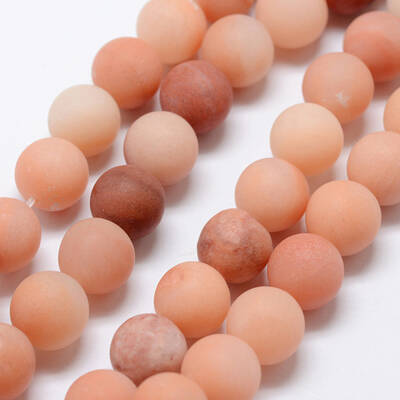 Natural Orange Aventurine Beads Strands