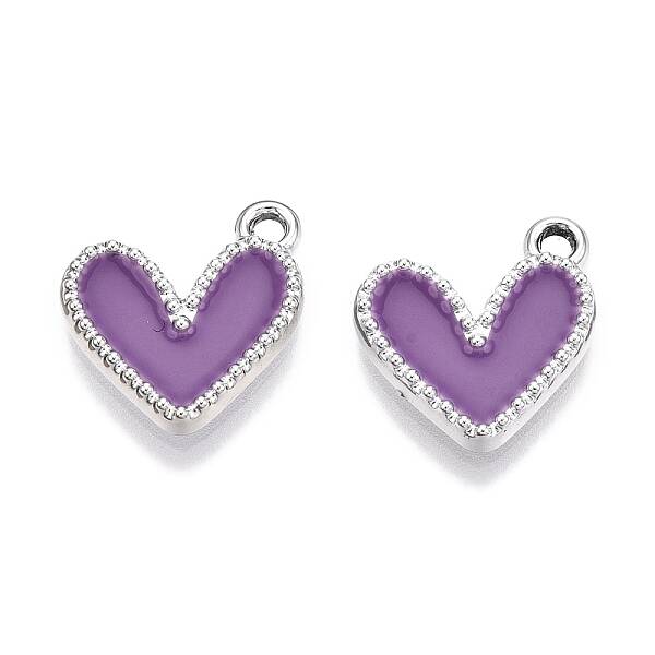 Rack Plating Alloy Enamel Charms