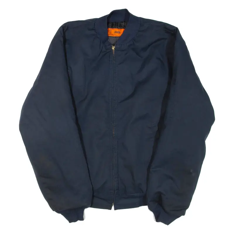 CINTAS Mens Bomber Jacket Blue M