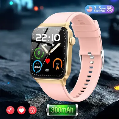 [Fall Deals] Ntaanoo Smartwatch 1.85-inch Full Touch HD-Color Screen 200+ Watch Dials Waterproof Long Battery Life Compatible...