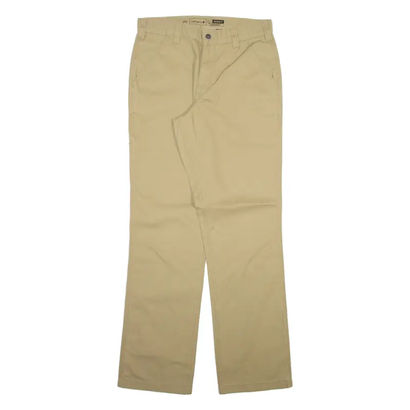 CARHARTT Mens Trousers Beige Relaxed Straight W32 L34