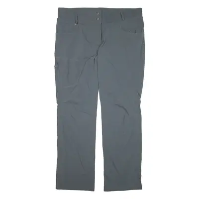 SALOMON ActiLite Trousers Grey Loose Straight Nylon Womens W38 L31