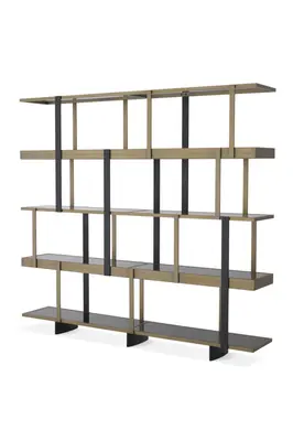Brass Wall Shelving Cabinet | Eichholtz Mercure