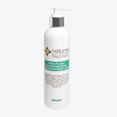 Melon Fusion Organic Body Lotion-Delivers All The Nutrients From Fresh Cantaloupe, Honey Dew And Watermelon Directly Into You...