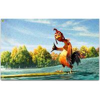 siixoi Chicken Flag 3X5FT Meme Tapestry Funny Man Cave Wall Flag for College Dorm Decor, Outdoor, UV protection Fade,Bedroom ...