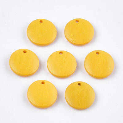 Painted Wood Charms