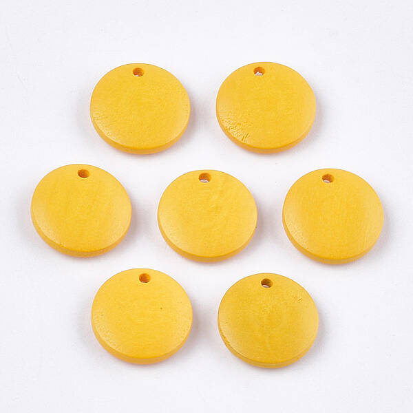 Painted Wood Charms