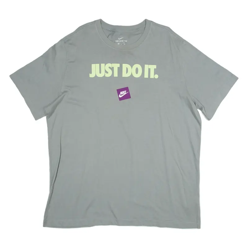 NIKE Mens T-Shirt Grey XL