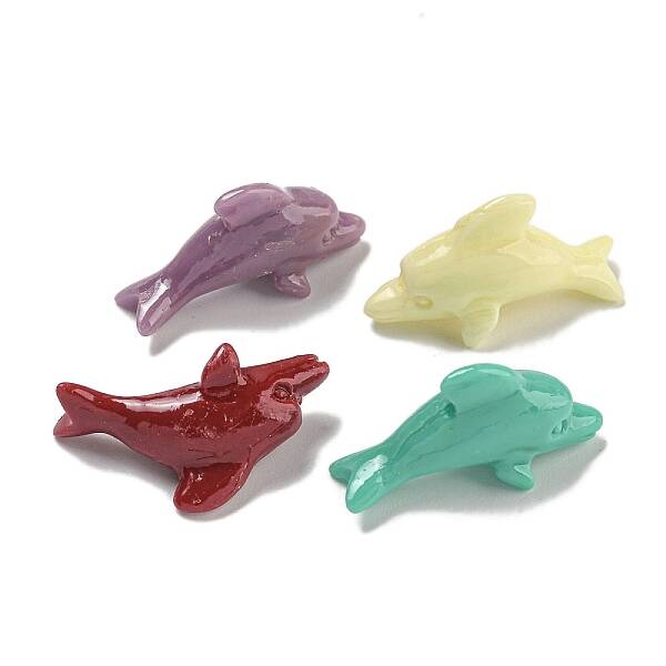 Synthetic Coral Carved Beads Strands