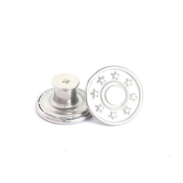 Alloy Button Pins for Jeans