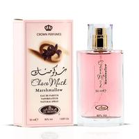 Choco Musk Marshmallow Eau De Parfum Spray 50ML (1.65 OZ) by Al Rehab | Strawberry Stuffed Marshmallows, Dusted with Cocoa Ki...