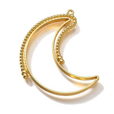 Alloy Open Back Bezel Pendants