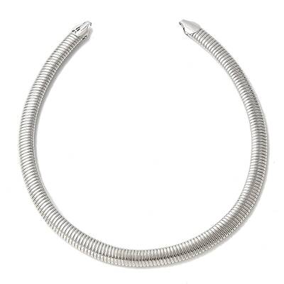 Iron Open Cuff Snake Chain Choker Necklaces for Women