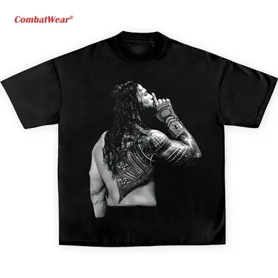 ROMAN REIGNS-SHUT UP TEE , Wrestling Tee, Wrestling Graphic Tee, Wrestler Shirt, Sports Shirt, Vintage Wresting Shirt, Wrestl...