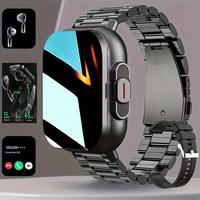 2-in-1 Smartwatch And Wireless Earbuds, Sports Activity Monitor with HD Display, Wireless calling, message notification remin...