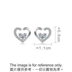 18K White Gold Diamond Earrings