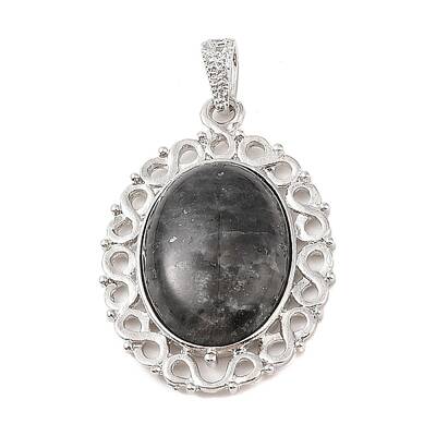 Natural Larvikite Pendants