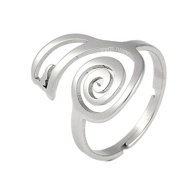 304 Stainless Steel Adjustable Rings for Women