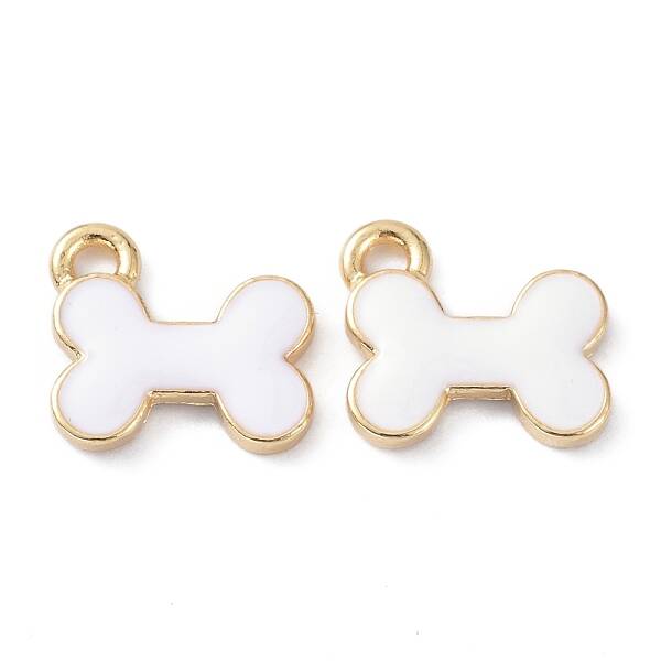 Bone Alloy Enamel Pendants