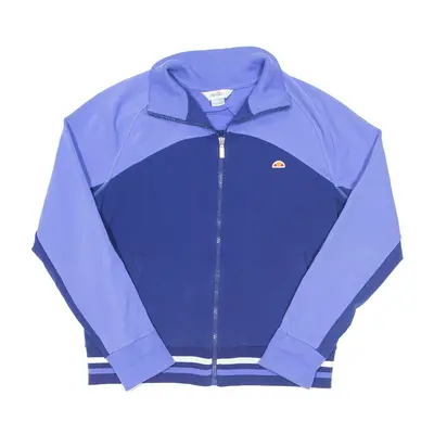 ELLESSE Track Jacket Blue Colourblock Womens UK 14