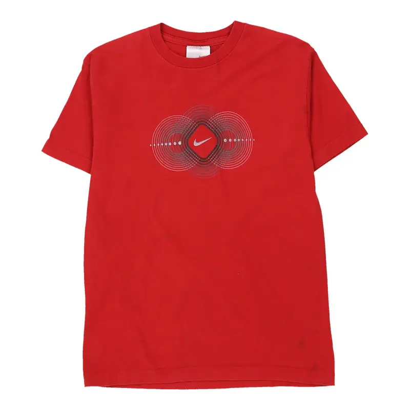 Age 14-16 Nike Graphic T-Shirt - Large Red Cotton