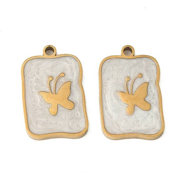304 Stainless Steel Enamel Pendants