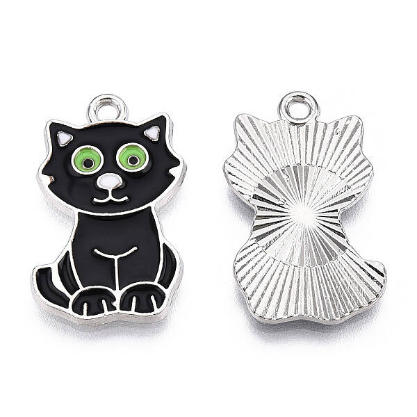 Alloy Enamel Pendants
