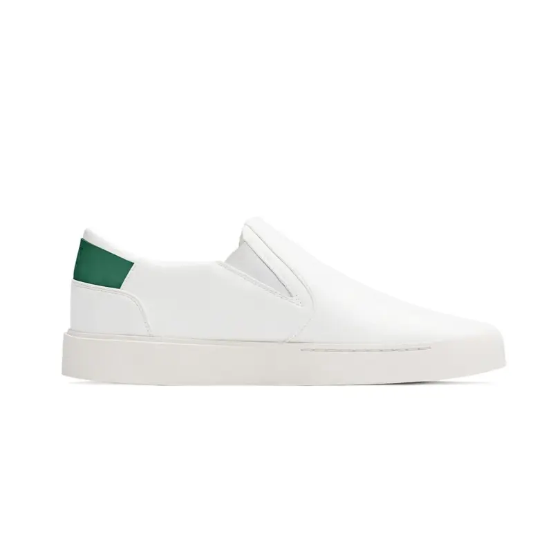 Women's Slip On | White-Jade | Size: 8