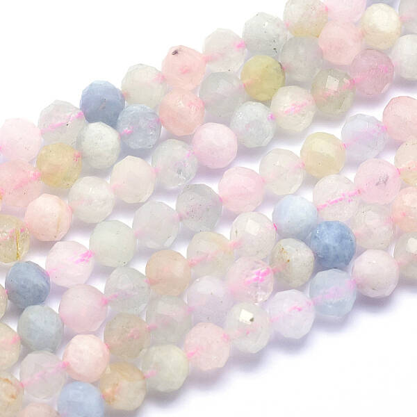 Natural Morganite Beads Strands