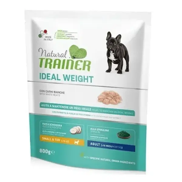 Affinity petcare italia srl Natural Ideal Weight Care Small & Toy Adult With White Meat - 800Gr