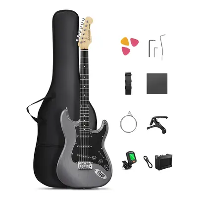 Donner DST-80 ST Electric Guitar Set - Black
