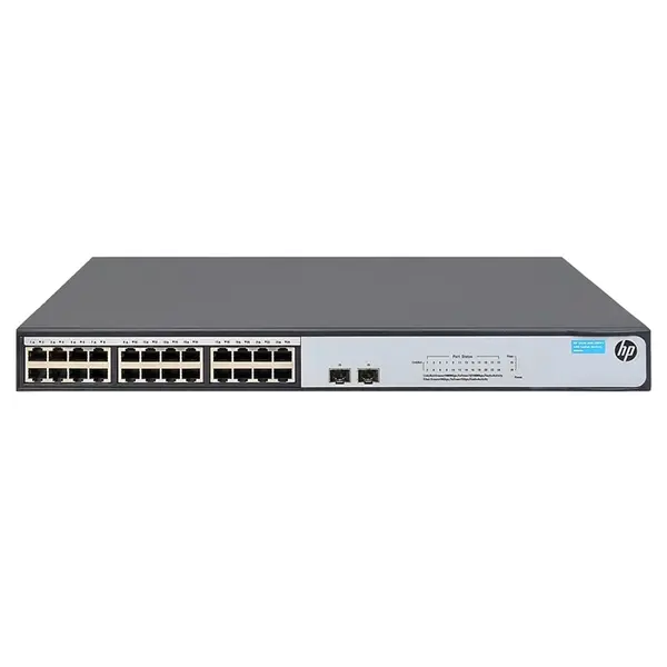 HP JH018A | OfficeConnect 1420 Series 1420-24G-2SFP+ 10G Uplink 24 x 10/100/1000Base-T RJ-45 and 2 x 10GbE SFP+ Ports Layer 2...