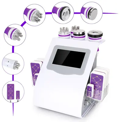 UNOISETION 6 in 1 Ultrasonic Cavitation 40K RF Body Sculpting Skin Tightening Machine for Spa Salon Studio Home Use | MS-54D1...