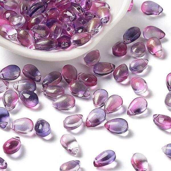 Transparent Glass Charms