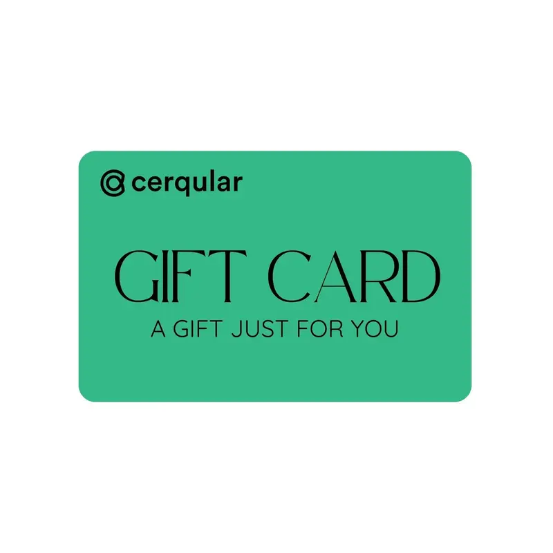 Cerqular Gift Card - Pastel Green | Denominations: $50.00