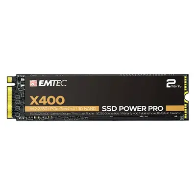 ECSSD2TX400 Emtec Power Pro X400 2TB PCI Express NVMe 4.0 x4 M.2 2280 Solid State Drive