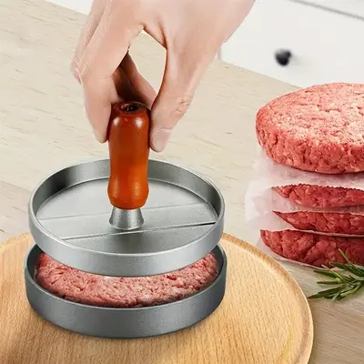 Hamburger Meat Press, 1 Set Non-stick Hamburger Meat Press, Kitchen Gadgets for Home, Household Kitchen Accessories and Utens...