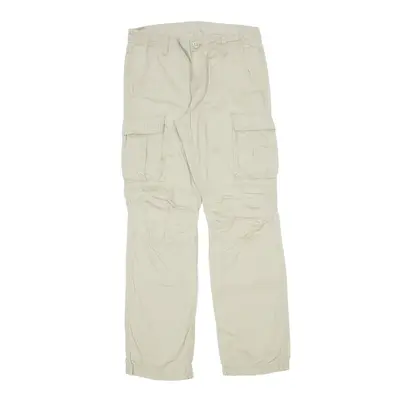 CLOCKHOUSE Cargo Trousers Beige Regular Straight Mens W30 L32