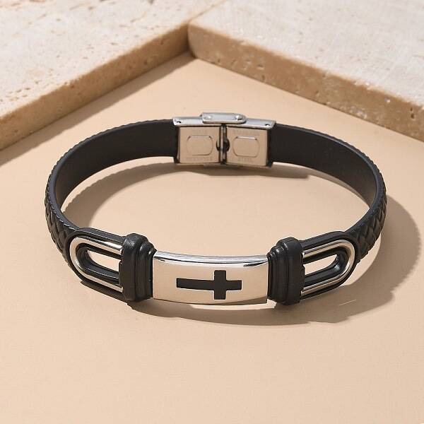 PU Leather Braided Cord Bracelets