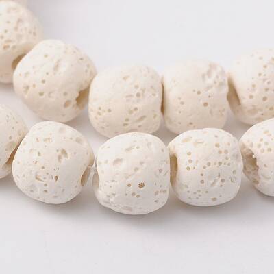 Natural Lava Rock Bead Strands