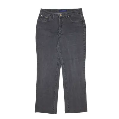 TRUSSARDI Jeans Grey Denim Regular Straight Womens W32 L27