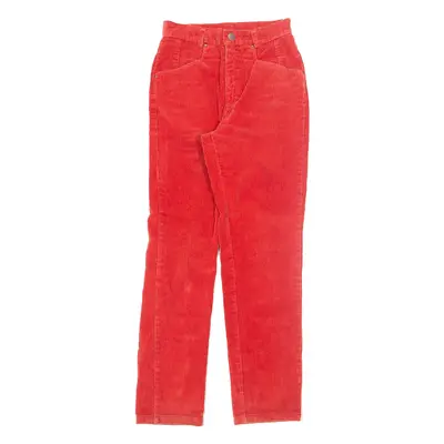 GLORIA VANDERBILT Red Trousers W24 L28
