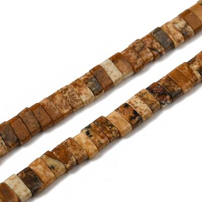 Natural Picture Jasper Beads Strands