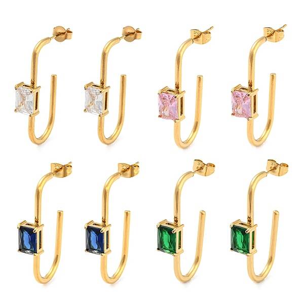 304 Stainless Steel Stud Earrings