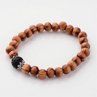 Wood Stretch Bracelets
