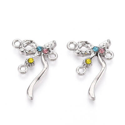 Alloy Rhinestone Chandelier Component Links