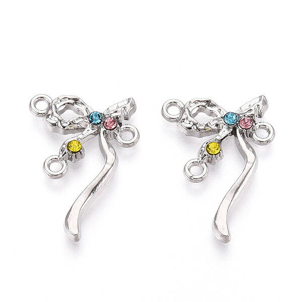 Alloy Rhinestone Chandelier Component Links