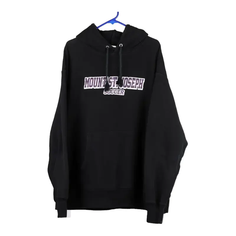 Reverse Weave Champion Hoodie - 2XL Black Cotton Blend