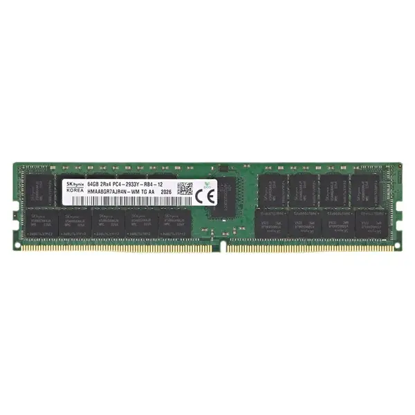 Hynix HMAA8GR7AJR4N-WM | 64GB DDR4-2933MHz PC4-23400 ECC Registered RDIMM CL21 2Rx4 1.2V 288-Pin Memory Module
